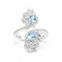 6.50 Ct. Aquamarine Oval Cut Ring 925 Sterling Silver Women Fine Jewelry