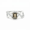 Topaz Gemstone Ring 7.00 Ct. Emerald Cut 925 Sterling Silver Birthday Gift Her