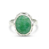 3.50 Ct. Green Emerald Ring Oval Cut 925 Sterling Silver Eternity Band Fine Gift
