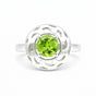 7.20 Ct. Amethyst Round Solitaire Ring 925 Sterling Silver Engagement Fine Jewel