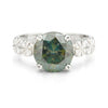 Moissanite Round Solitaire Ring 4.30 Ct. 925 Sterling Silver Wedding Fine Jewelr