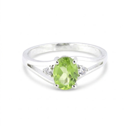 Amethyst Oval Cut Ring 7.80 Ct. 925 Sterling Silver Gift for Her Women