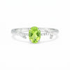 Oval Cut Amethyst Ring 3.65 Ct. 925 Sterling Silver Eternity Band Gift for Her