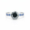 Moissanite Gemstone Ring 5.65 Ct. Round Cut 925 Sterling Silver Engagement Gift