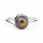 Pearl Oval Solitaire Gemstone Ring 2.65 Ct. 925 Sterling Silver Women Gift Her