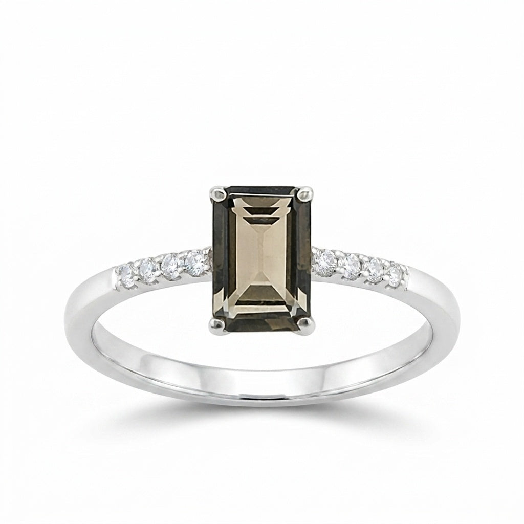 Topaz Gemstone Ring 3.46 Ct. Oval Cut 925 Sterling Silver Wedding Gift Her