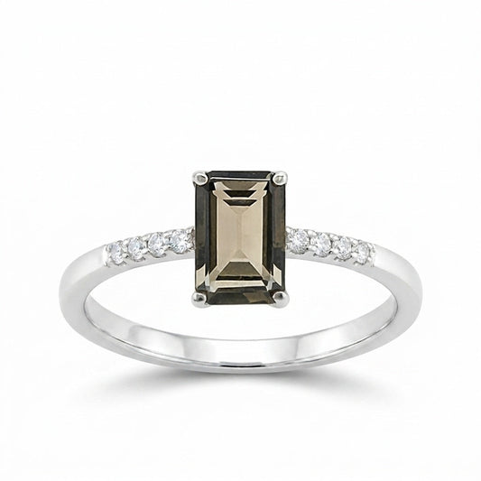 Topaz Gemstone Ring 3.46 Ct. Oval Cut 925 Sterling Silver Wedding Gift Her