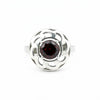 Red Garnet Round Ring 9.00 Ct. 925 Sterling Silver Stackable Eternity Band Gift