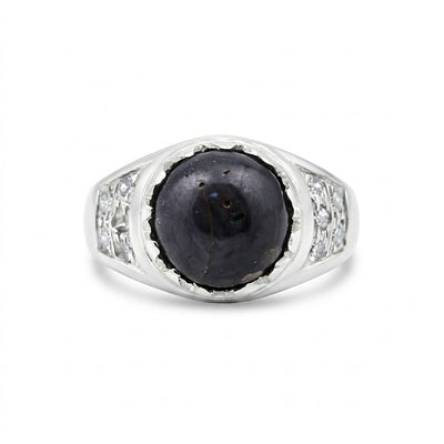 Pearl Round Solitaire Ring 1.20 Ct. 925 Sterling Silver Anniversary Fine Jewelry