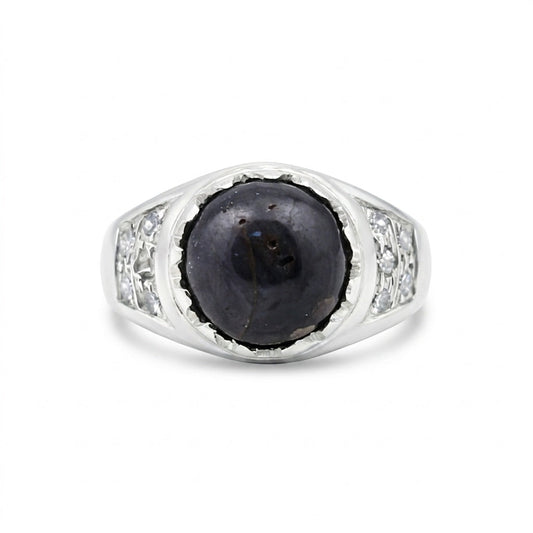 Pearl Round Solitaire Ring 1.20 Ct. 925 Sterling Silver Anniversary Fine Jewelry