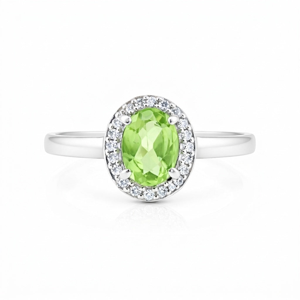 Amethyst Oval Cut Ring 2.65 Ct. 925 Sterling Silver Gift for Her Women