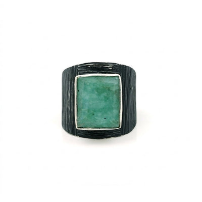 1.95 Ct. Emerald Emerald Solitaire Ring 925 Sterling Silver Anniversary Fine Jew
