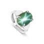 6.50 Ct. Sapphire Oval Cabochon Cut Ring 925 Sterling Silver Women Fine Jewelry