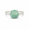 Emerald Oval Solitaire Gemstone Ring 2.45 Ct. 925 Sterling Silver Women Gift Her
