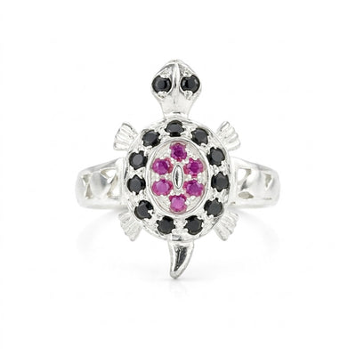 Pink Ruby Round Cut Solitaire Ring 2.28 Ct. 925 Sterling Silver Gift for Her