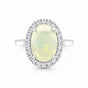 Opal Oval Cut 4.82 Ct. Gemstone Ring 925 Sterling Silver Women Gift for Women