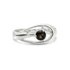 Certified Round Brown Topaz Ring in 925 Sterling Silver for Women Cocktail Style