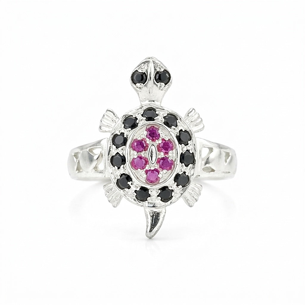 Round Cut Pink Ruby 8.00 Ct Ring in 925 Sterling Silver for Women Luxury Style