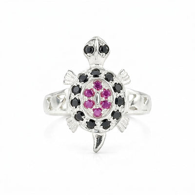 Round Cut Pink Ruby 8.00 Ct Ring in 925 Sterling Silver for Women Luxury Style
