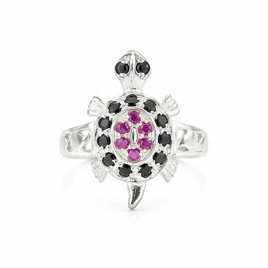 Round Cut Pink Ruby 8.00 Ct Ring in 925 Sterling Silver for Women Luxury Style