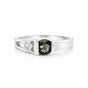 Certified Brown Topaz 4.70 Ct Round Cut Ring 925 Sterling Silver for Wedding
