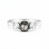 Certified Round Cut Brown Topaz 7.00 Ct Ring in 925 Sterling Silver for Women
