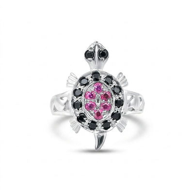 Round Cut Ruby Ring in 925 Sterling Silver 2.00 Ct Pink for Engagement