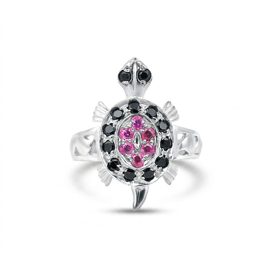 Round Cut Ruby Ring in 925 Sterling Silver 2.00 Ct Pink for Engagement