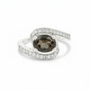 Brown Topaz 6.60 Ct Ring in 925 Sterling Silver Handmade for Women Fine Jewelry
