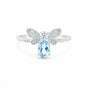 Certified Blue Aquamarine Oval Ring Crafted in 925 Sterling Silver Gift for Her