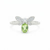 Certified Oval Cut Green Amethyst 4.80 Ct Ring in 925 Sterling Silver for Women
