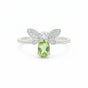 Certified Oval Cut Green Amethyst 4.80 Ct Ring in 925 Sterling Silver for Women