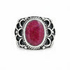 Red Ruby Ring 2.65 Ct Oval Cut 925 Sterling Silver Gift for Her Classic Design