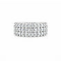 White Moissanite Ring Round Cut 2.00 Ct 925 Sterling Silver for Wedding