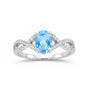 Blue Aquamarine 2.80 Ct Ring in 925 Sterling Silver Jewelry for Engagement