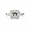 925 Sterling Silver Round Cut Brown Topaz Ring 4.50 Ct for Wedding Bridal Style