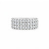 Round Cut Moissanite Ring in 925 Sterling Silver 2.25 Ct White for Engagement