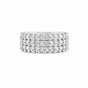 Round Cut Moissanite Ring in 925 Sterling Silver 2.25 Ct White for Engagement