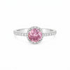 925 Sterling Silver Pink Kunzite Round Cut Ring for Women Everyday Wear