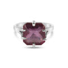 Amethyst Square Cut 3.75 Ct. Gemstone Ring 925 Sterling Silver Women Gift