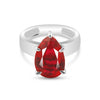 Ruby Pear Cut 3.50 Ct. Gemstone Ring 925 Sterling Silver Women Gift for Women