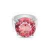 Tourmaline Round Solitaire Gemstone Ring 3.80 Ct. 925 Sterling Silver Women Gift