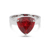 Ruby Marquise Solitaire Ring 2.50 Ct. 925 Sterling Silver Valentine's Day Fine J