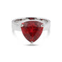 Ruby Marquise Solitaire Ring 2.50 Ct. 925 Sterling Silver Valentine's Day Fine J