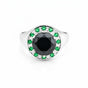 Moissanite Gemstone Ring 3.46 Ct. Round Cut 925 Sterling Silver Wedding Gift Her
