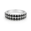 Moissanite Round Cut Ring 2.00 Ct. 925 Sterling Silver Gift for Her Women