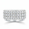 Moissanite Gemstone Ring 1.85 Ct. Round Cut 925 Sterling Silver Mother's Day Gif