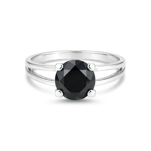 Moissanite Round Cut 3.65 Ct. Gemstone Ring 925 Sterling Silver Women Gift