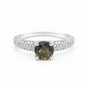 Topaz Gemstone Ring 3.54 Ct. Round Cut 925 Sterling Silver Valentine's Day Gift
