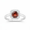Ruby Round Solitaire Ring 1.25 Ct. 925 Sterling Silver Birthday Fine Jewelry Gif